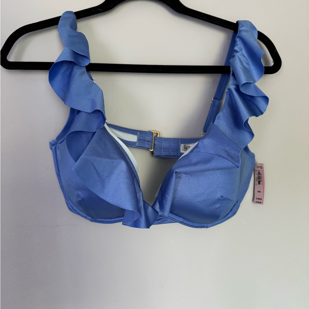 Victoria's Secret Blue Ruffled Bra Intimates